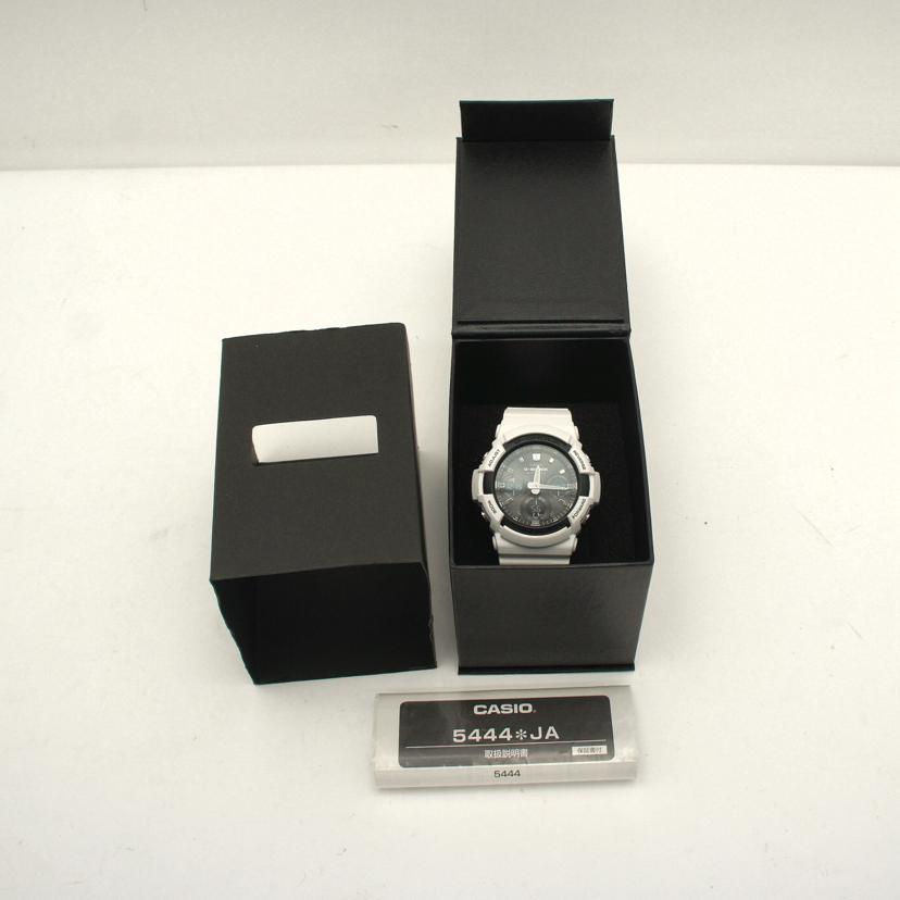 CASIO カシオ/G-SHOCKデジタルソーラー/ホワイト/GAW-100B//ABランク/75