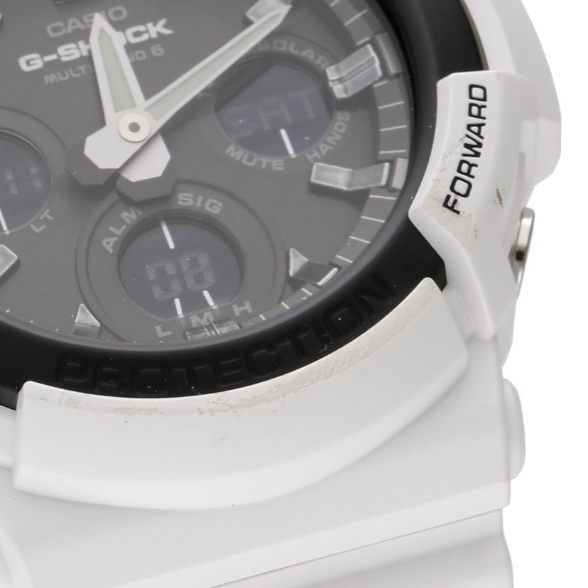 CASIO カシオ/G-SHOCKデジタルソーラー/ホワイト/GAW-100B//ABランク/75