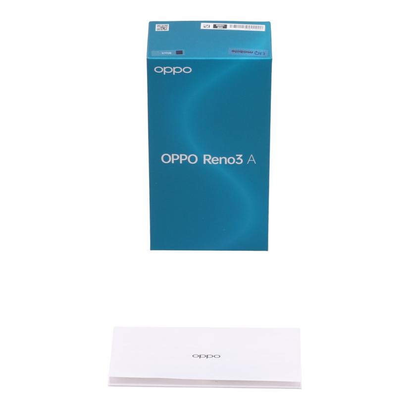 OPPO UQmobile オッポ /スマートフォン/Reno3 A 128GB/CPH2013//43546a6b/Bランク/63