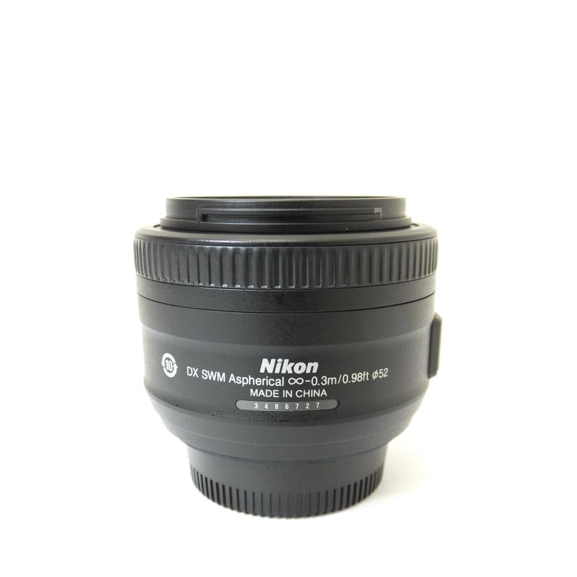 NIKON ニコン/35mm単焦点レンズ/AF-S DX 35mmF1.8G//3486727/ABランク/88