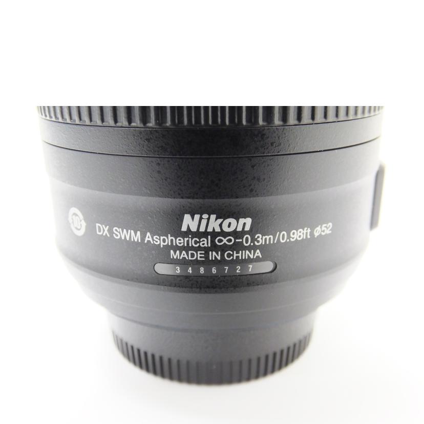 NIKON ニコン/35mm単焦点レンズ/AF-S DX 35mmF1.8G//3486727/ABランク/88