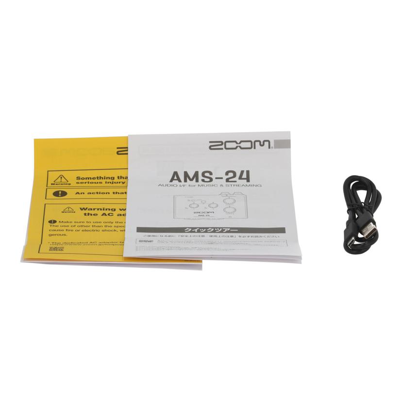 Zoom ズーム/オーディオインターフェース/AMS-24//C82008345/Aランク/77