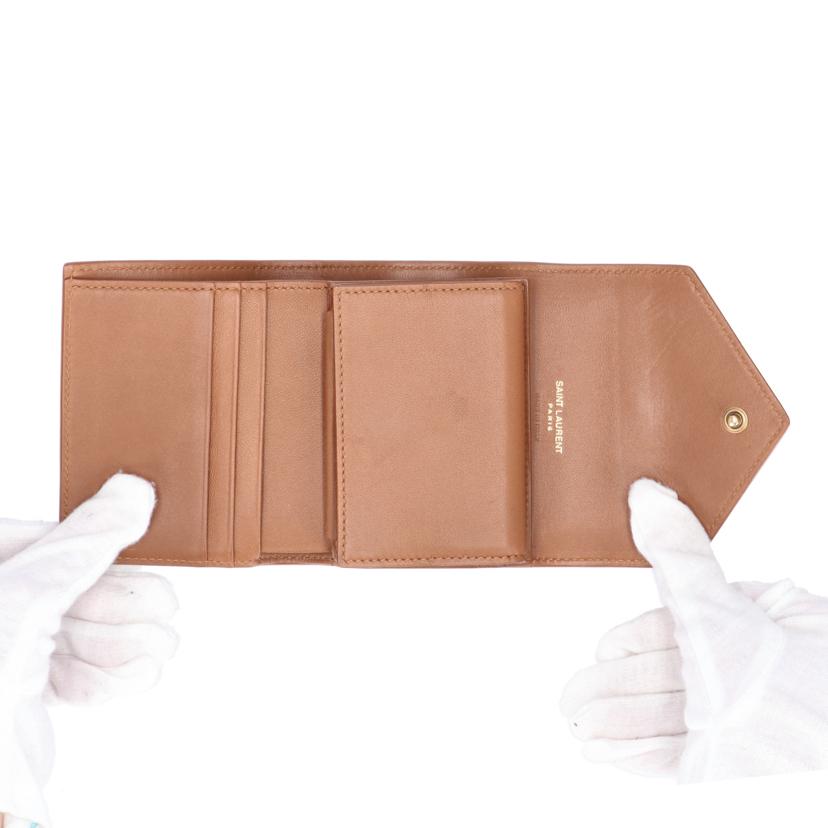 SAINT LAURENT サンローラン/ギャビーマルチフォールドウォレット//ABランク/93