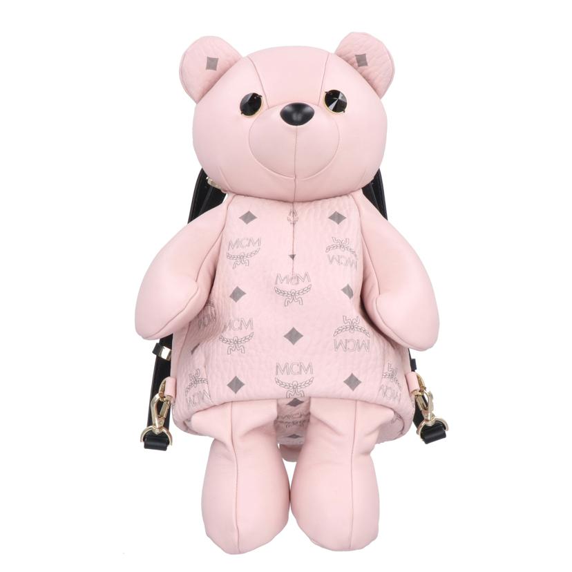 MCM MCM/MCMベアドールレザーバックパック/ピンク//ABランク/75