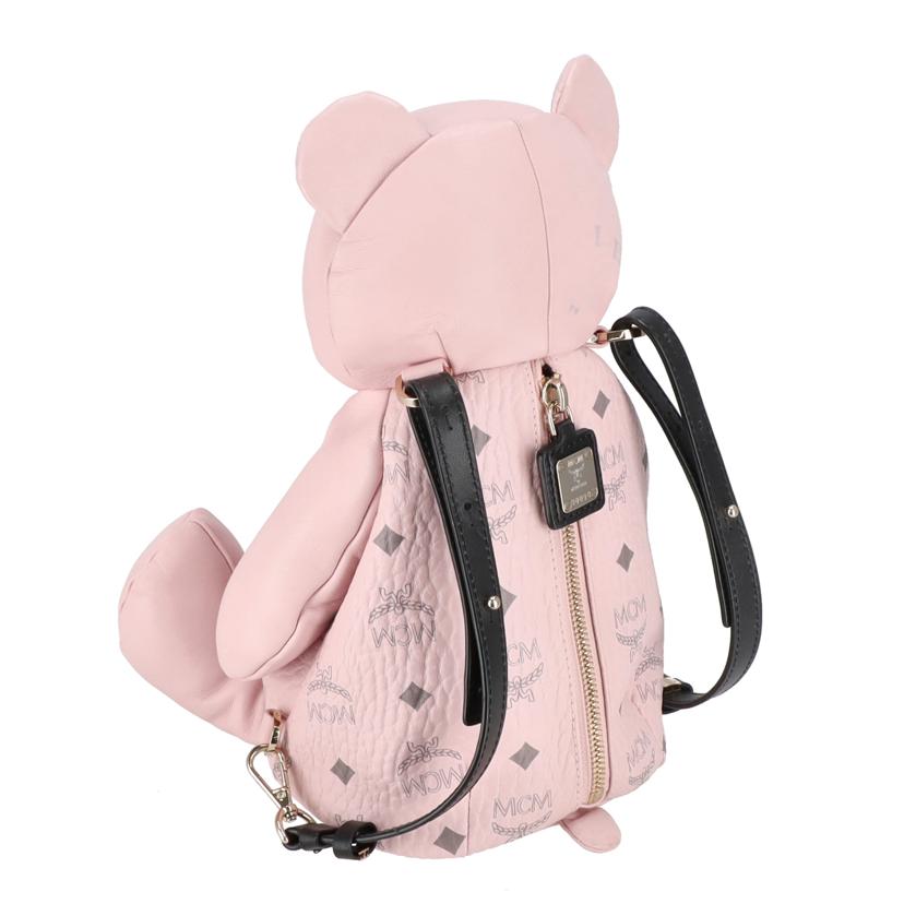MCM MCM/MCMベアドールレザーバックパック/ピンク//ABランク/75