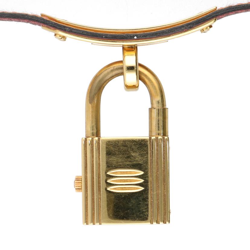 HERMES エルメス/ケリーウォッチ・ワインレッド レディース クオーツ/KE1.201//308***/Bランク/05