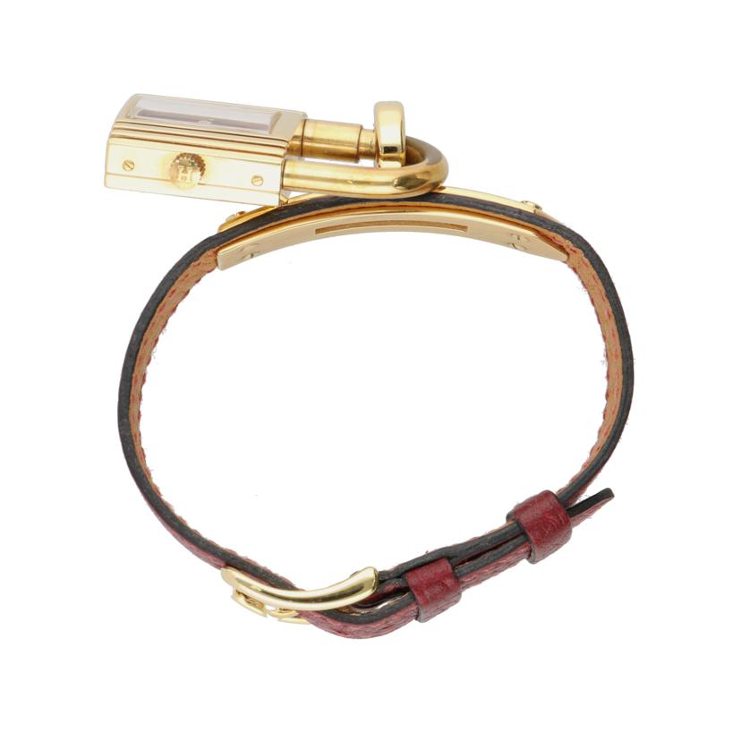 HERMES エルメス/ケリーウォッチ・ワインレッド レディース クオーツ/KE1.201//308***/Bランク/05