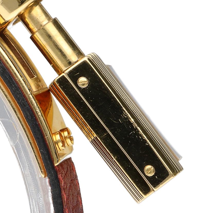 HERMES エルメス/ケリーウォッチ・ワインレッド レディース クオーツ/KE1.201//308***/Bランク/05