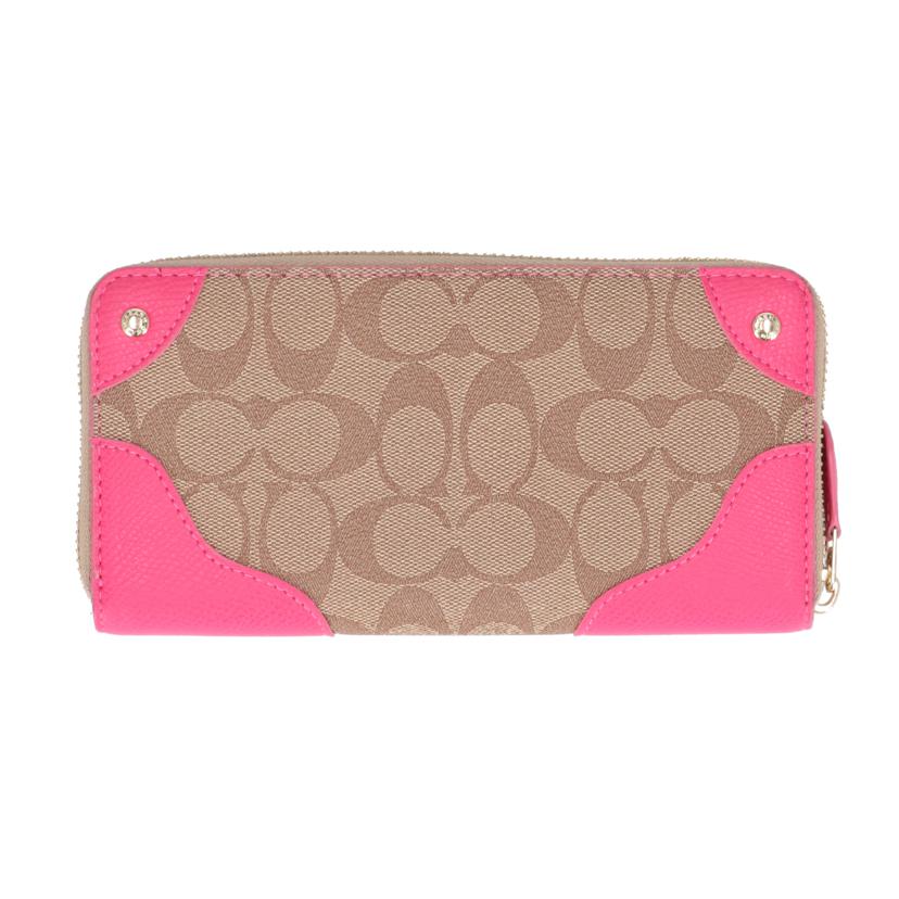 COACH コーチ/アコーディオン ジップアラウンド/F53780//L19**/ABランク/93