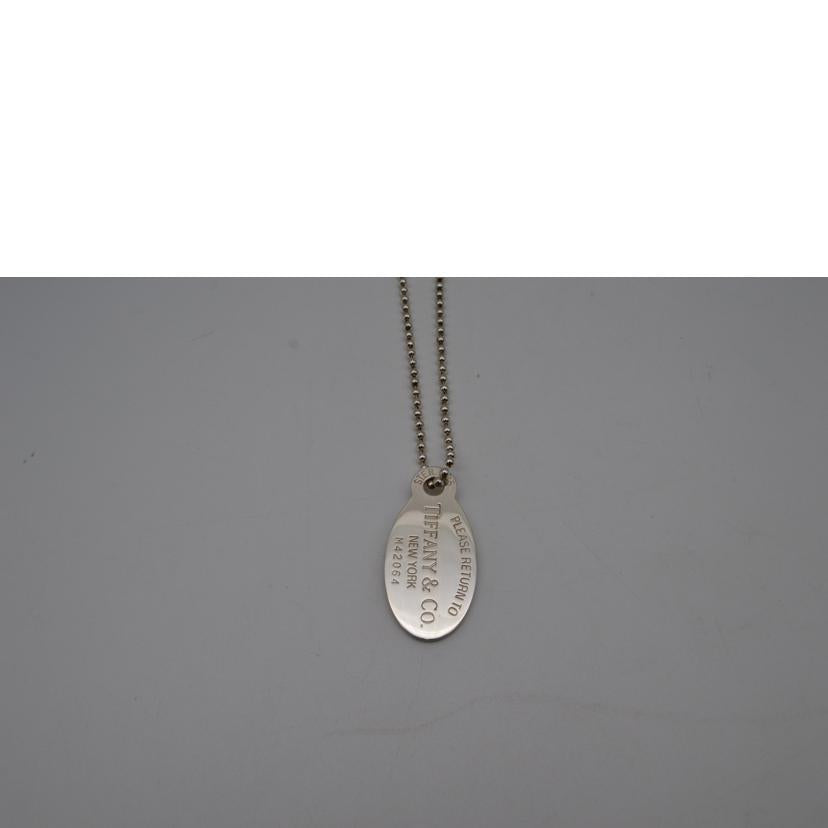 TIFFANY&Co. ティファニー/TIFFANY&Co リターントゥ NC82cm/26.7g//ABランク/89