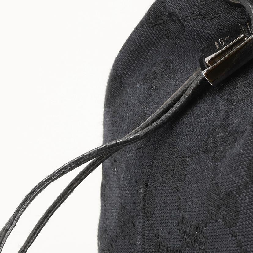 GUCCI グッチ/GGキャンバス巾着ポーチ/ブラック/039.0973//002***/Bランク/78