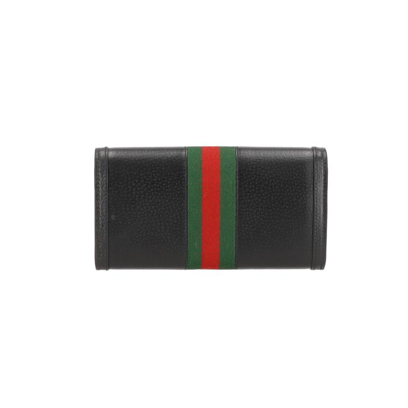 GUCCI グッチ/オフディア・ウェブストライプ/シェリーラインフラップウォレット/719886//041*/SAランク/91