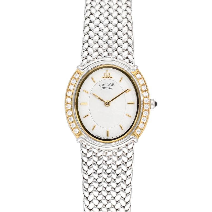 SEIKO セイコー/クレドール・ダイヤベゼル/レディース/クオーツ/5A70-3000//310***/ABランク/85