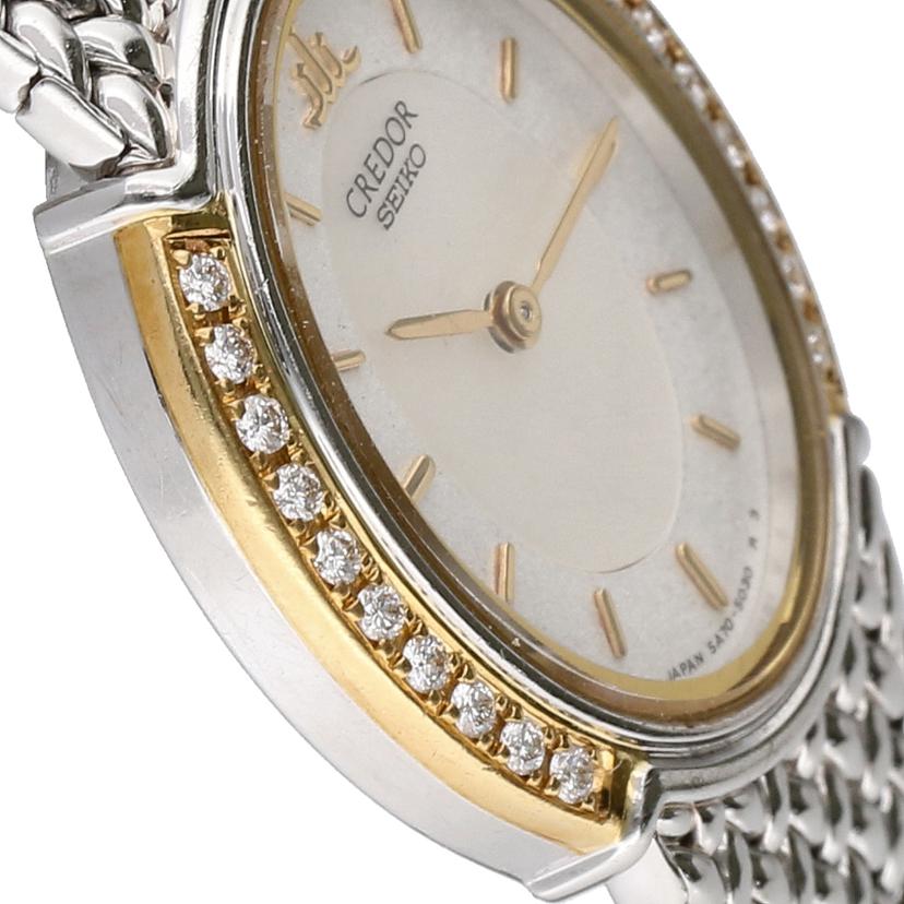 SEIKO セイコー/クレドール・ダイヤベゼル/レディース/クオーツ/5A70-3000//310***/ABランク/85
