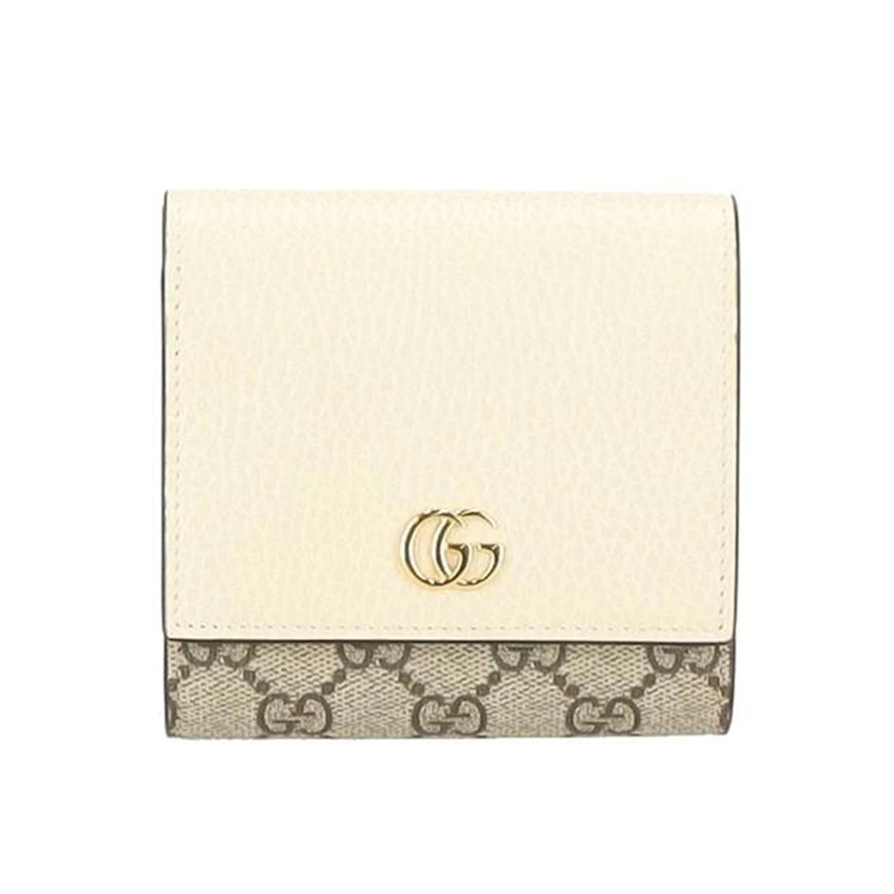 GUCCI グッチ/GGマーモント/ダブルGフラップウォレット/598587//214*/Aランク/91