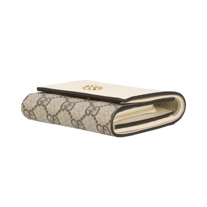 GUCCI グッチ/GGマーモント/ダブルGフラップウォレット/598587//214*/Aランク/91