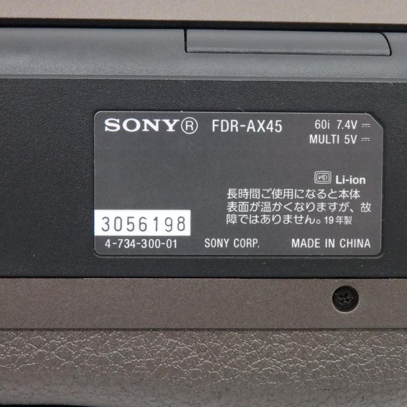 SONY ソニー/ビデオカメラ/FDR-AX45//3056198/Aランク/77