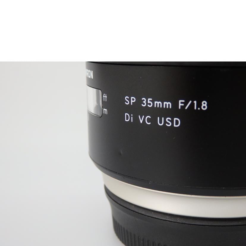 TAMRON タムロン/単焦点レンズSP 35mm/F1.8/SP 35mm/F1.8 Di VC USD//011749/ABランク/76
