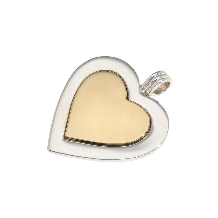 TIFFANY&Co ティファニー/TIFFANY/SV925/18KTハートペンダントトップ/10.0//ABランク/75