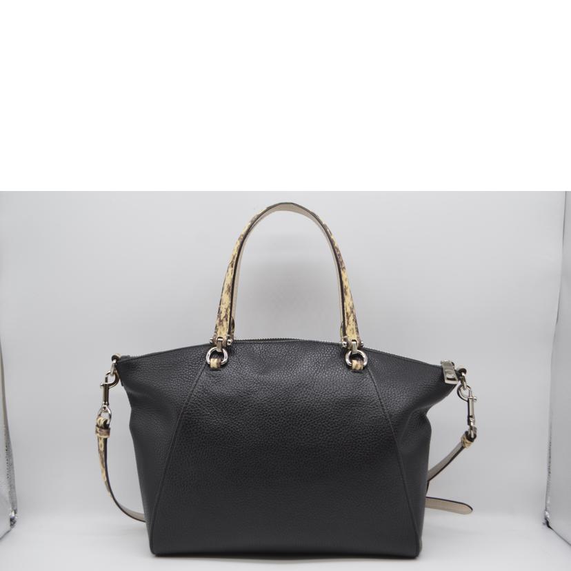 COACH コーチ/プレーリーサッチェルスネークペブルト2wayレザートート/F88561//K19**/Aランク/89