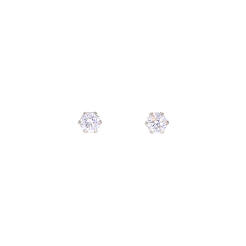 / Pt900ダイヤピアス0.323/0.306ct//Aランク/09