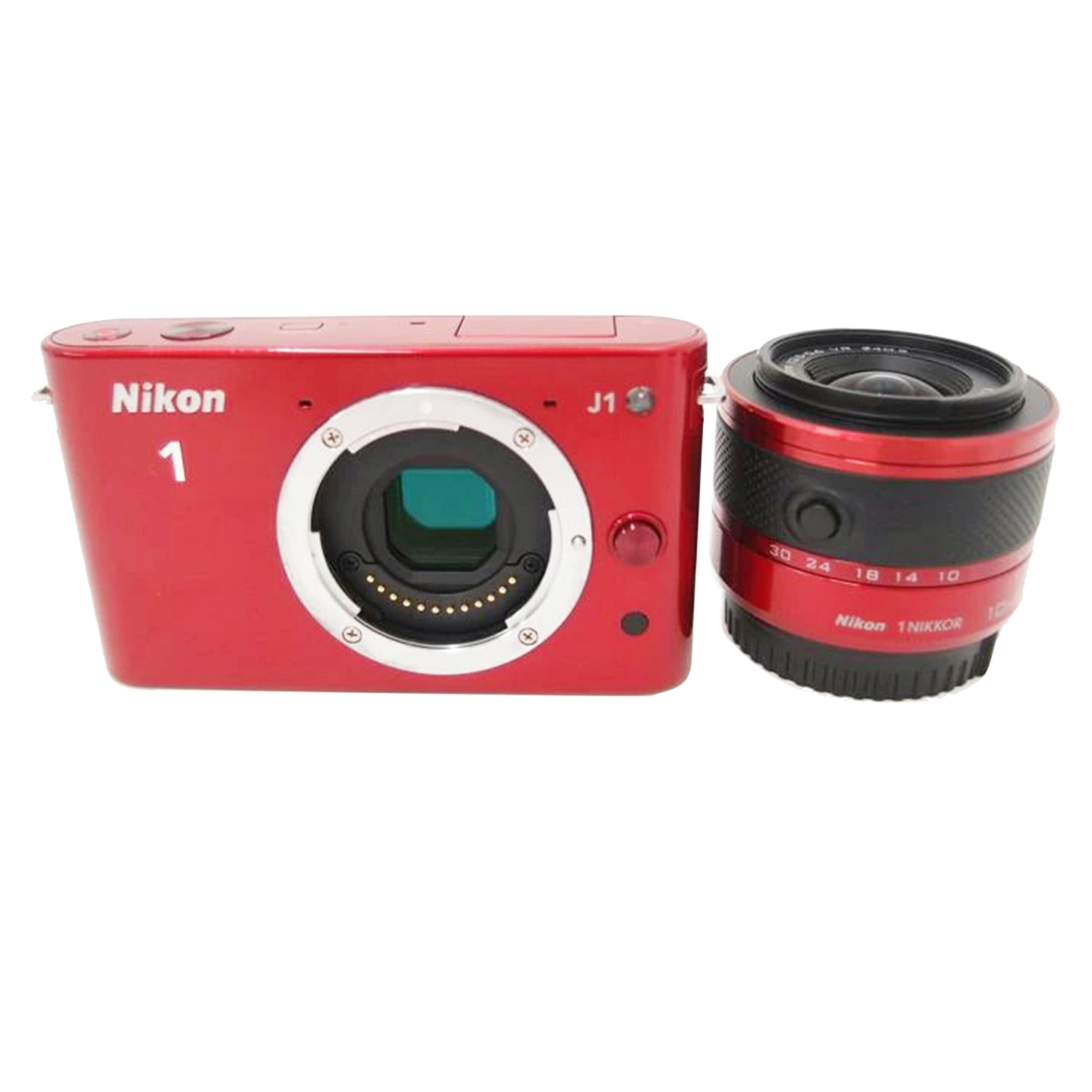 Nikon 1 J1ミラーレスカメラ　レンズセット Nikon 1 J ニコン ミラーレス J1 レンズキット ブラック 中古
