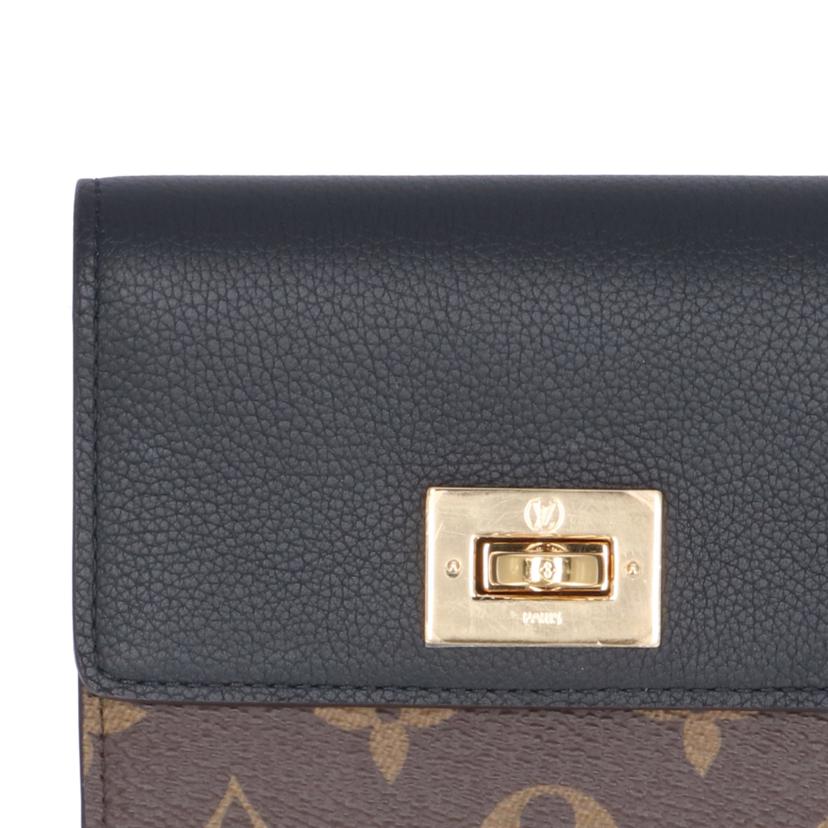 LV ルイ・ヴィトン/ポルトフォイユ・ヴィクトリーヌ/ノワール/M82640//RFI****/SAランク/77