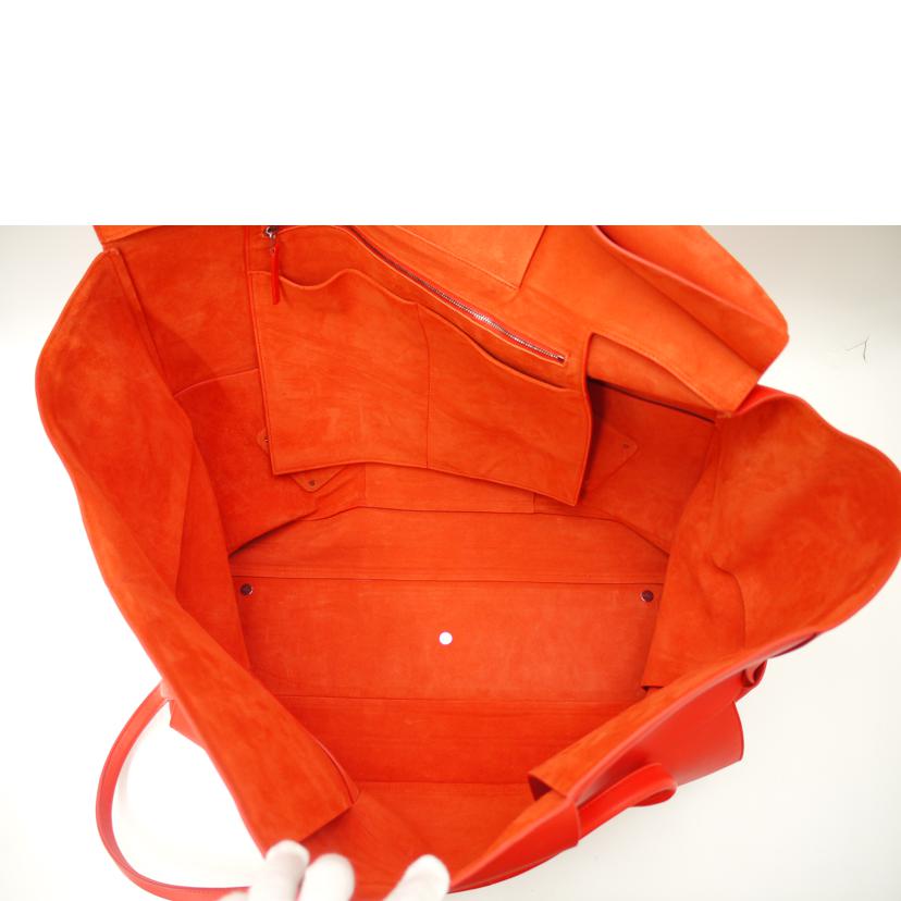 BOTTEGA VENETA/マキシイントレチャートラージアルコトート/レッド系//Aランク/69