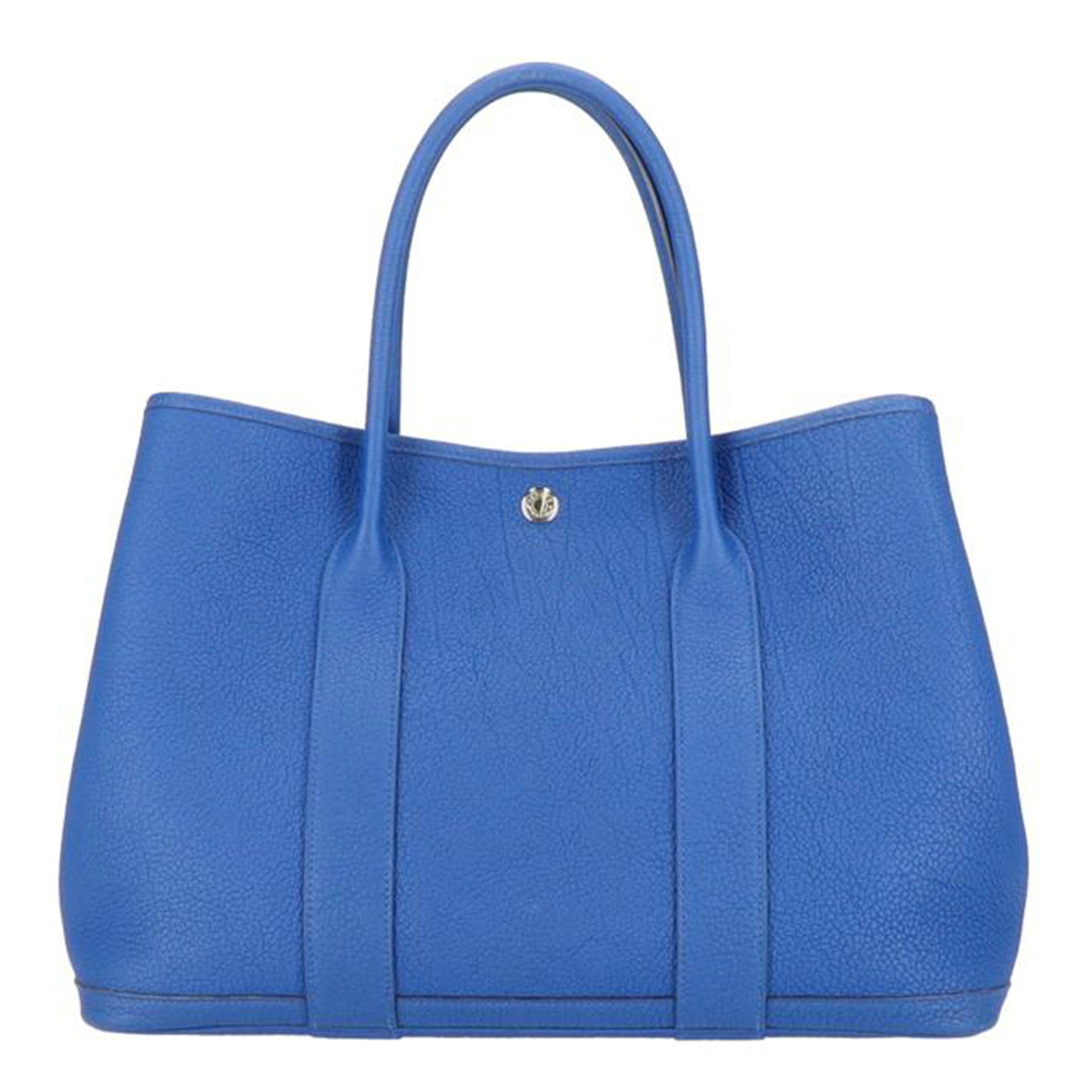 HERMES エルメス/ガーデンパーティPM/ブルー//C/SAランク/91