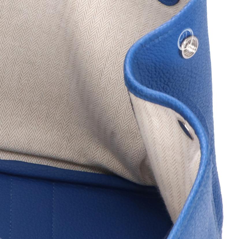 HERMES エルメス/ガーデンパーティPM/ブルー//C/SAランク/91