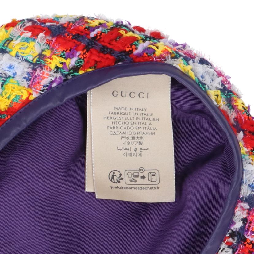 GUCCI グッチ/ベレー帽/チェック柄/729140//ABランク/94