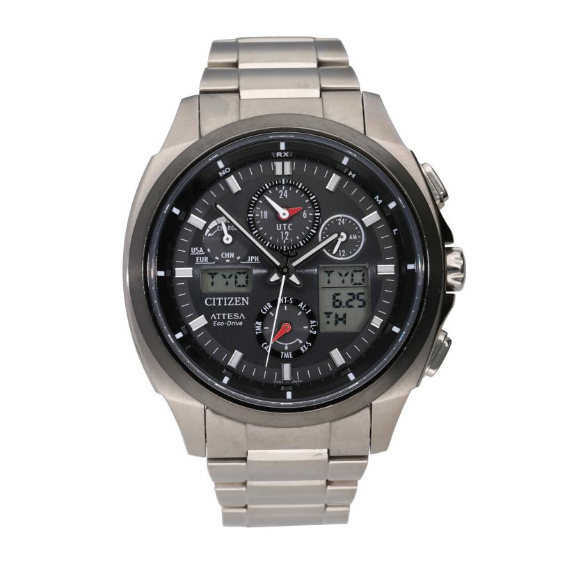 CITIZEN シチズン/ATTESA/メタルバンド/ソーラー電波/GN-4W-S//950***/ABランク/06