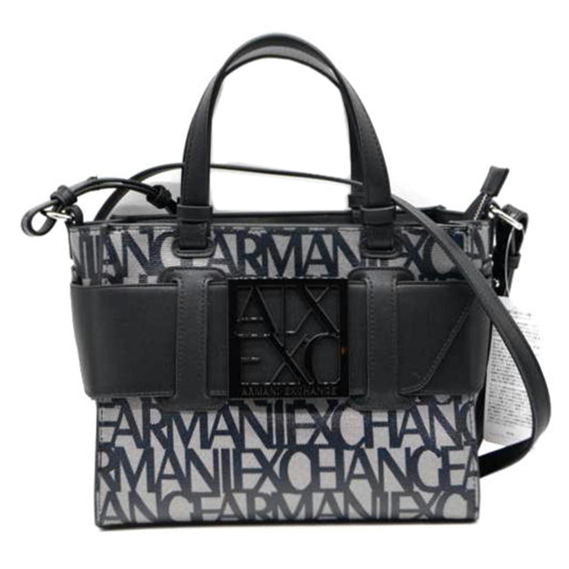 ARMANI.EX アルマーニエクスチェンジ/ボックスロゴバッグル2WAYミニハンド/9426903F742100850//Sランク/89