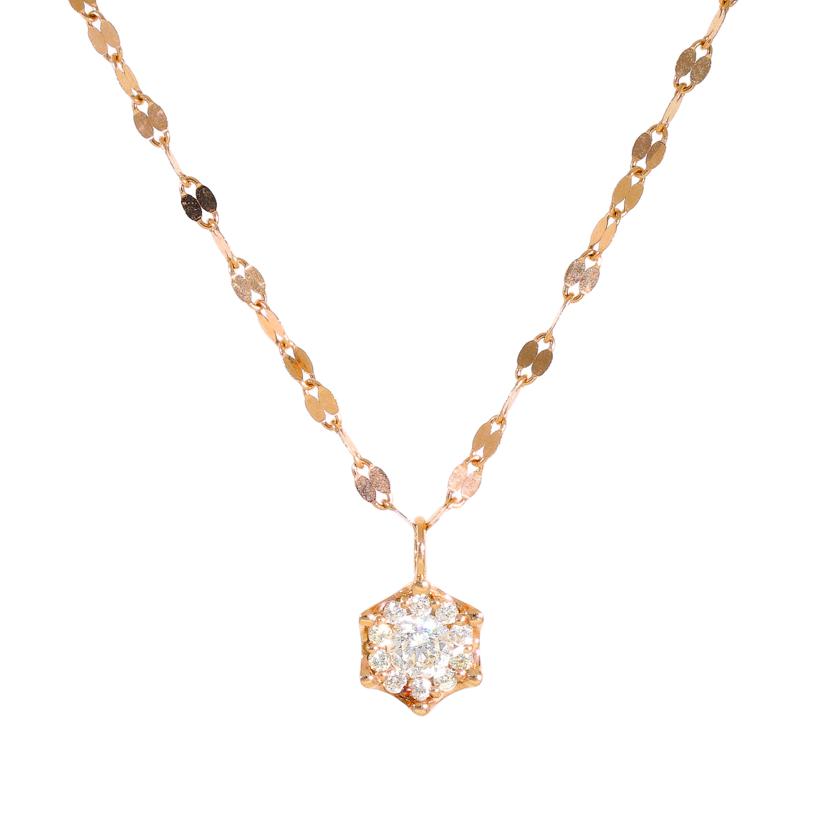 / K18ダイヤネックレス0.31ct//Aランク/05