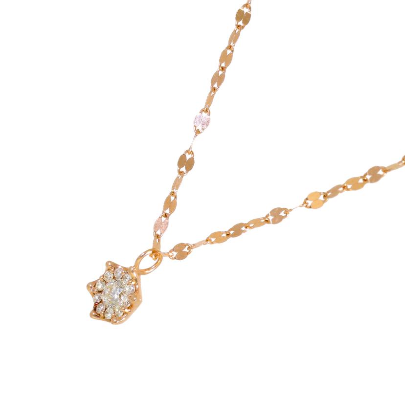 / K18ダイヤネックレス0.31ct//Aランク/05