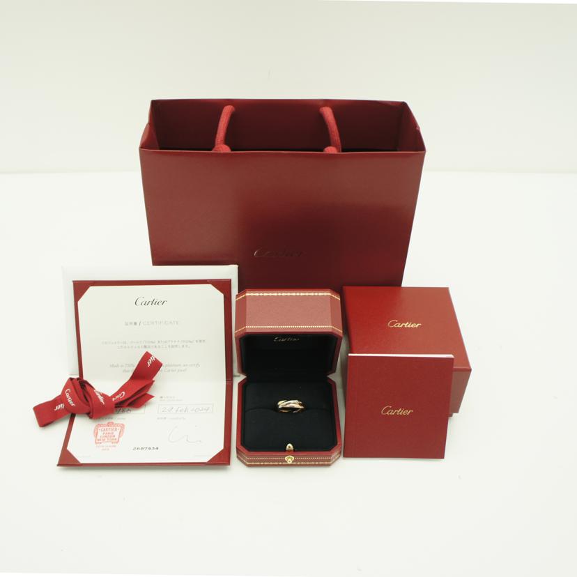 Cartier カルティエ/3連リング/#8/750/9.2g//ABランク/93
