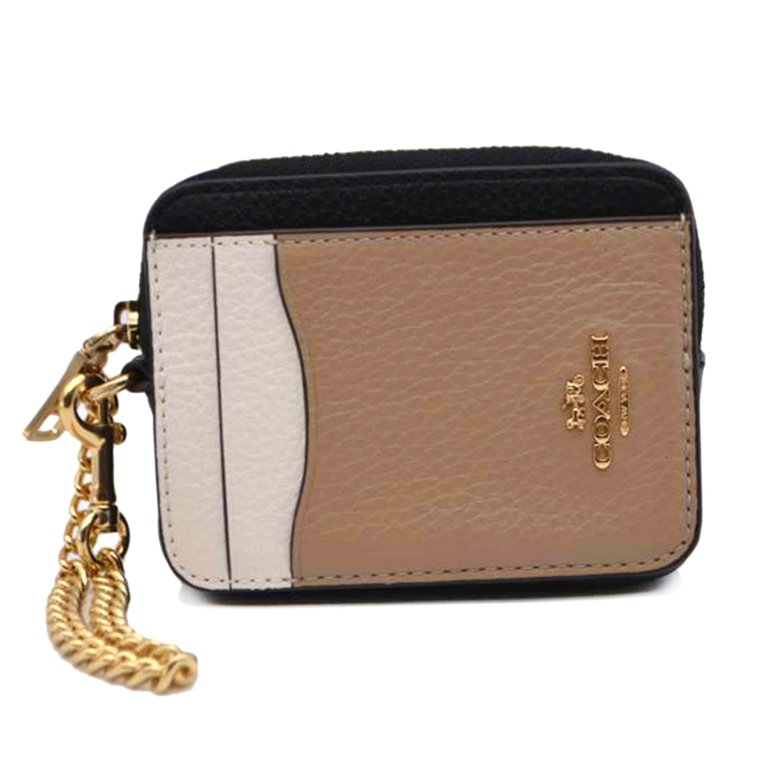 COACH コーチ/カラーブロックチェーンコインケース/C1886//L22**/Aランク/89