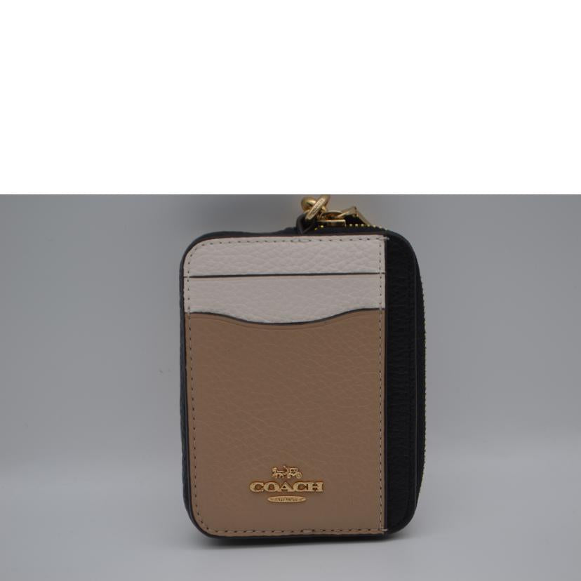 COACH コーチ/カラーブロックチェーンコインケース/C1886//L22**/Aランク/89