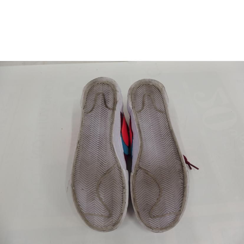 sacai サカイ/KAWS ×sacai × Nike Blazer Low Team Red/DM7901-600//ABランク/82