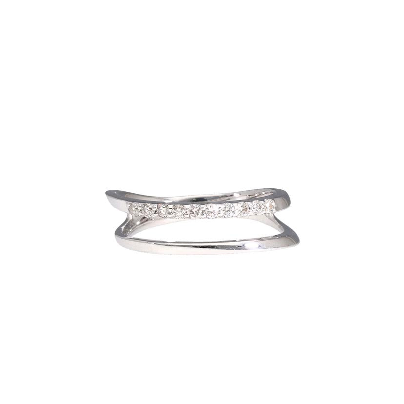 / K18WGダイヤリング0.15ct //Aランク/76