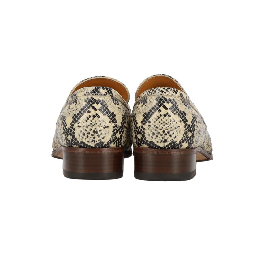 GUCCI グッチ/パイソンカーフプリント/ビットローファー/655579//サイズ:5 1/2/ABランク/91