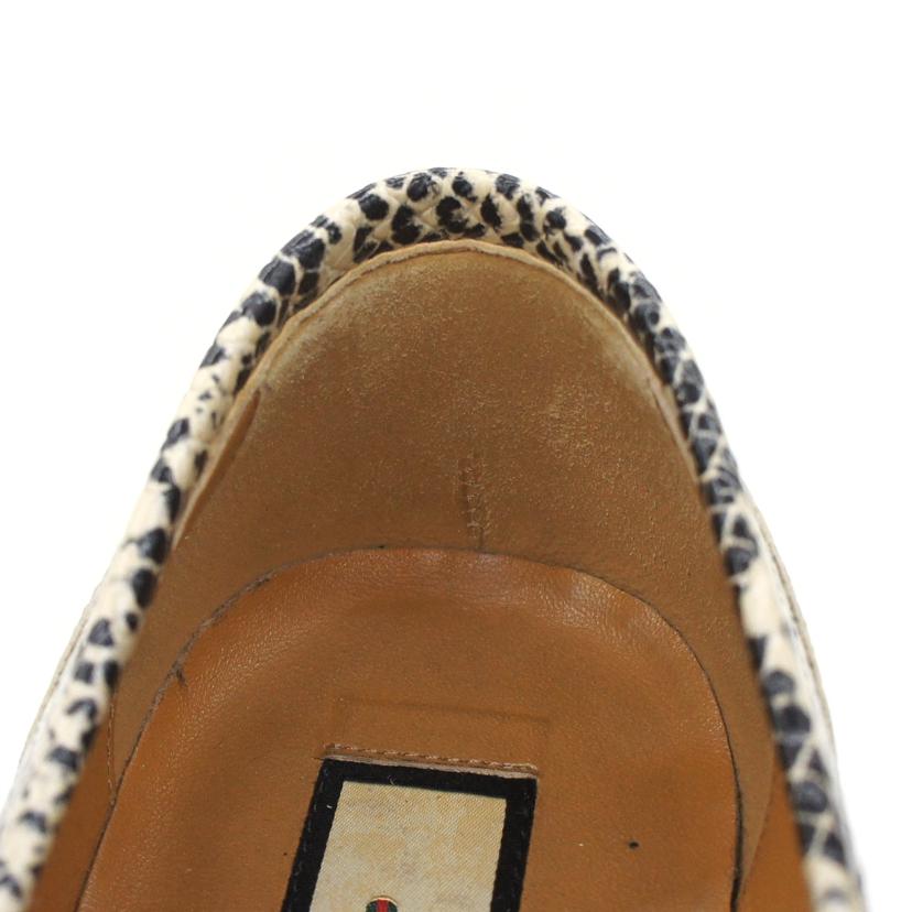 GUCCI グッチ/パイソンカーフプリント/ビットローファー/655579//サイズ:5 1/2/ABランク/91