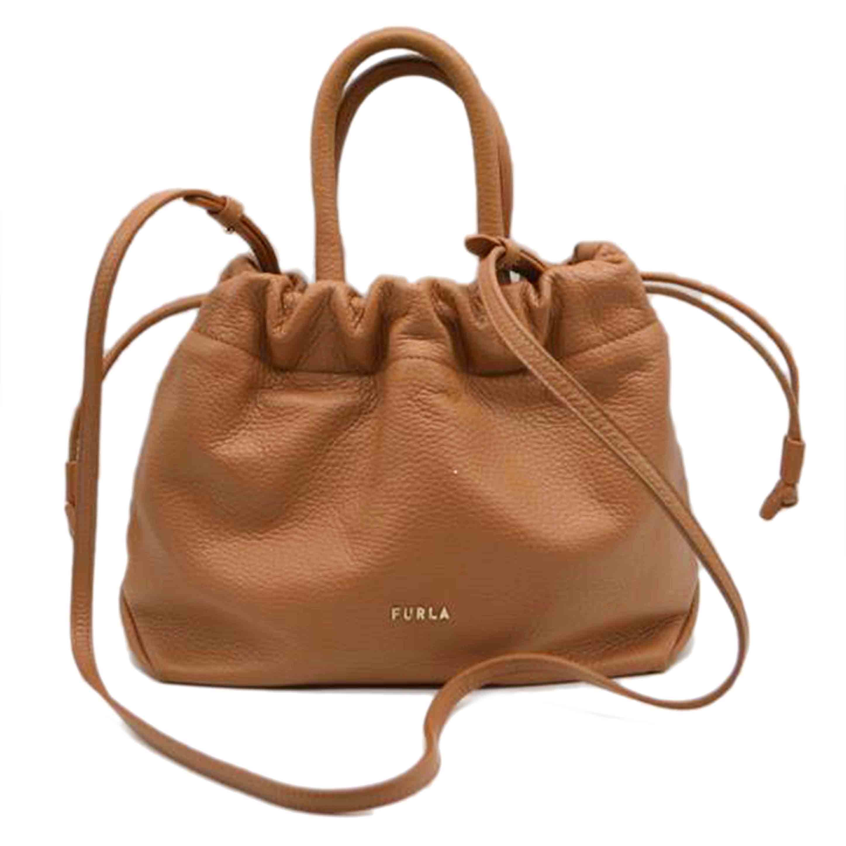 FURLA フルラ/エッセンシャルミニ2wayレザーハンド/ブラウン/WB00304//ABランク/89