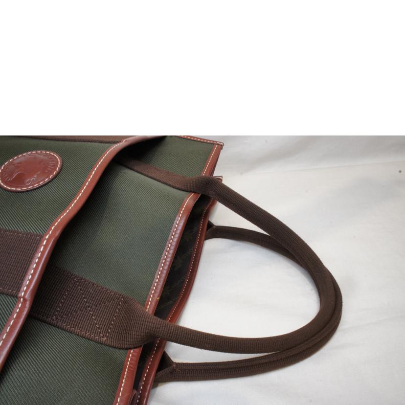 HUNTING WORLD ハンティングワールド/ナイロンロゴトートグリーン//Aランク/92