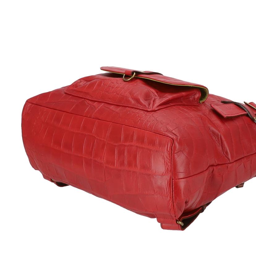 HALEINE アレンヌ/リュックサック/牛革レザークロコ型押し//Aランク/93