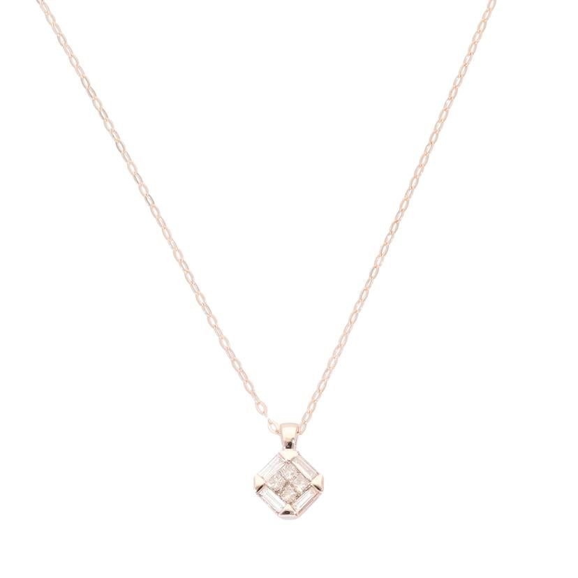 / K18ダイヤネックレス0.25ct//Aランク/76