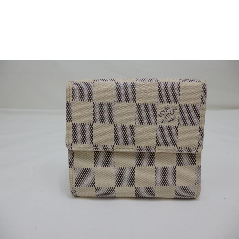 LV ルイヴィトン/ポルトフォイユ・エリーズ/ダミエ・アズール/N61733//SP0***/SAランク/84