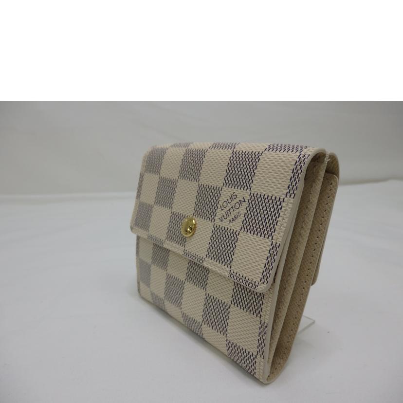 LV ルイヴィトン/ポルトフォイユ・エリーズ/ダミエ・アズール/N61733//SP0***/SAランク/84