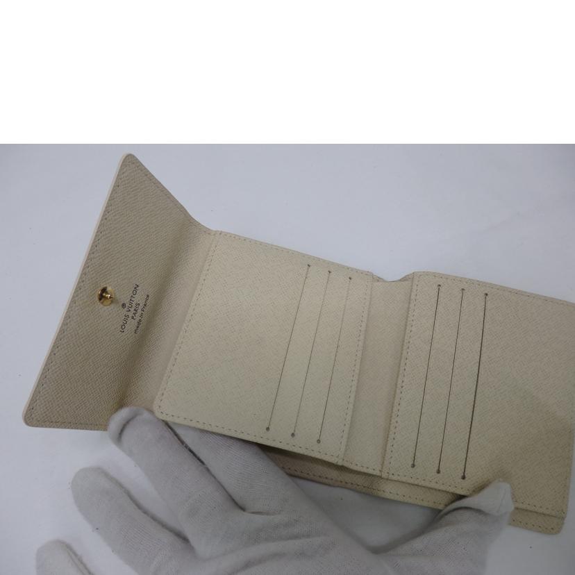 LV ルイヴィトン/ポルトフォイユ・エリーズ/ダミエ・アズール/N61733//SP0***/SAランク/84