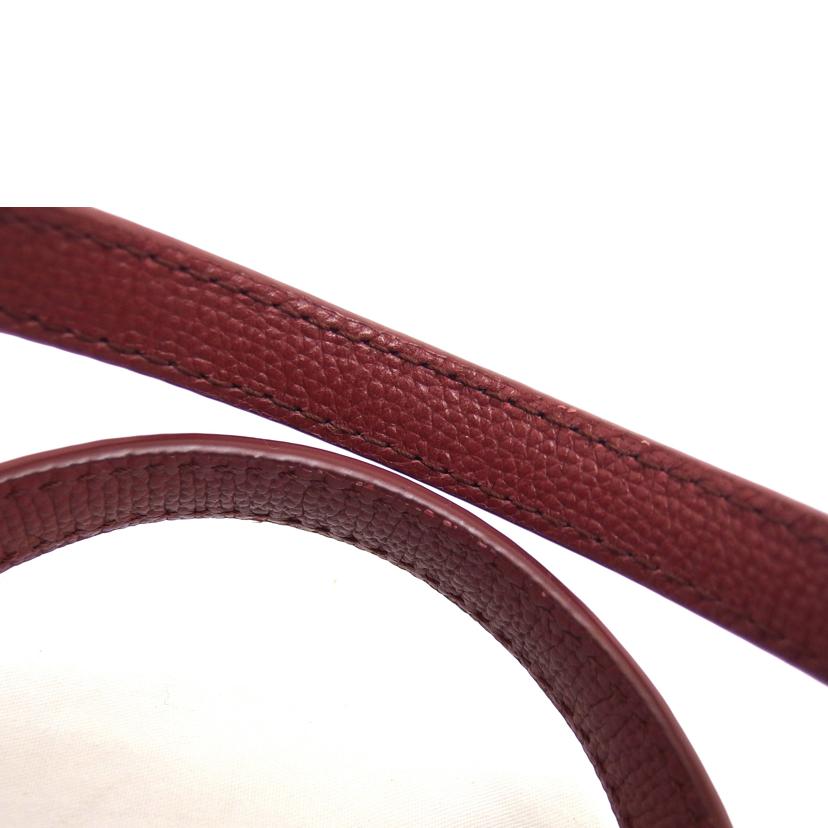 BURBERRY バーバリー/バナーミディアムレザートートバッグ/ボルドー色/8068551//Aランク/04